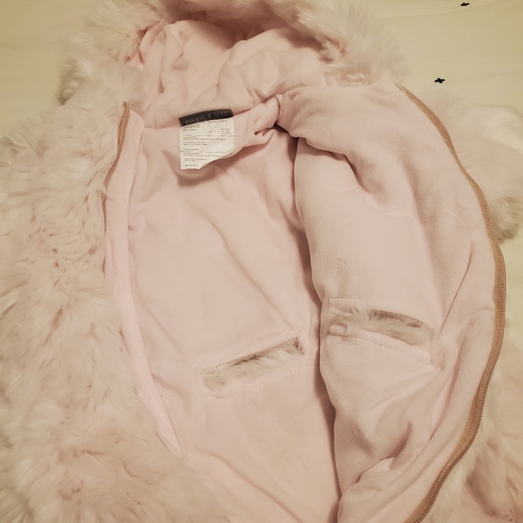 London & Cole Pom-pom Bunting Suit; size 0-6 months; pink - Picture 5 of 5